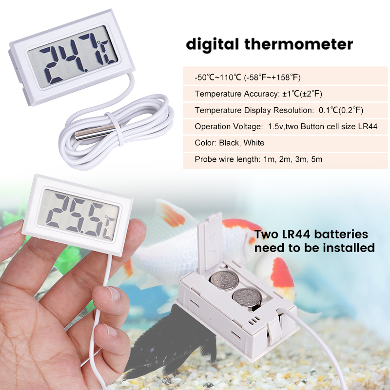 Fish Tank Thermometer Aquarium - Aquarium Thermometer บทวิจารณ์และราคา