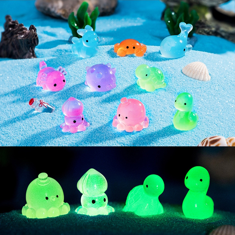 Mini Luminous Marine Animals F - Aquarium Fish Dolphin บทวิจารณ์และราคา