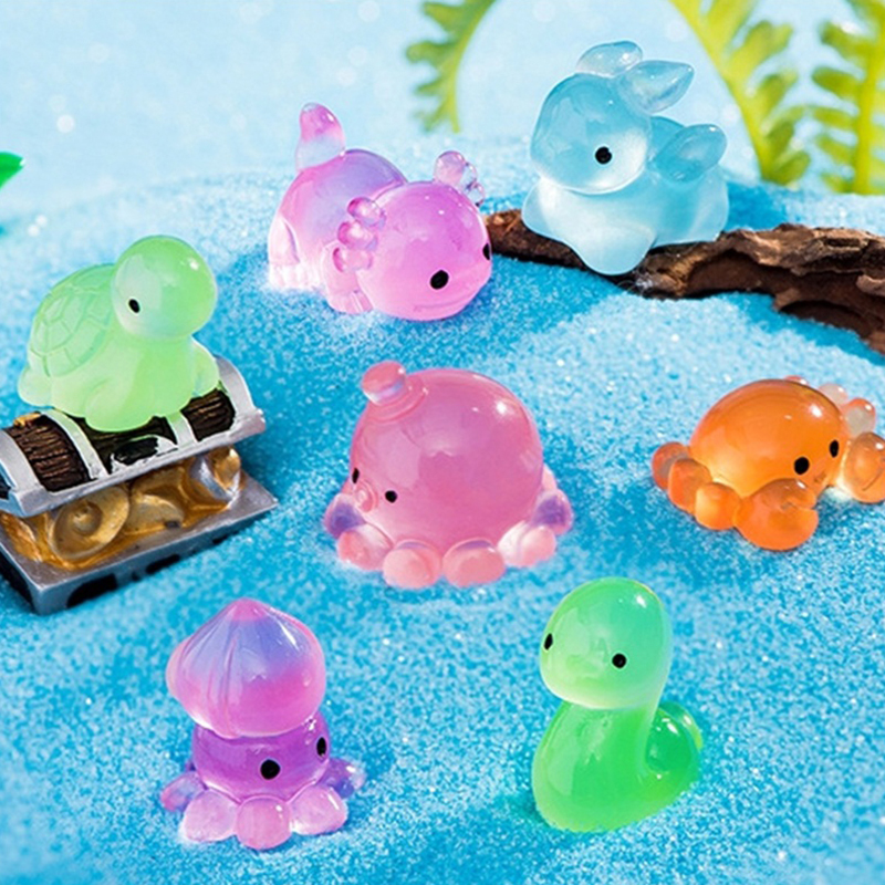 Mini Luminous Marine Animals F - Aquarium Fish Dolphin บทวิจารณ์และราคา