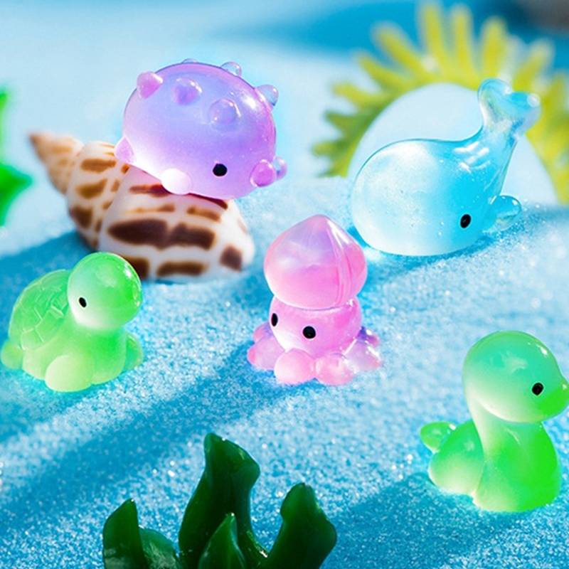 Mini Luminous Marine Animals F - Aquarium Fish Dolphin บทวิจารณ์และราคา