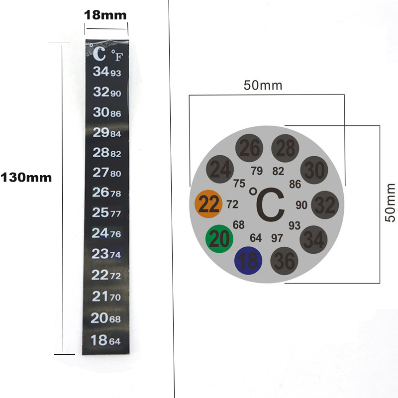 1pcs 2pcs Aquarium Fish Tank S - Aquarium Thermometer บทวิจารณ์และราคา