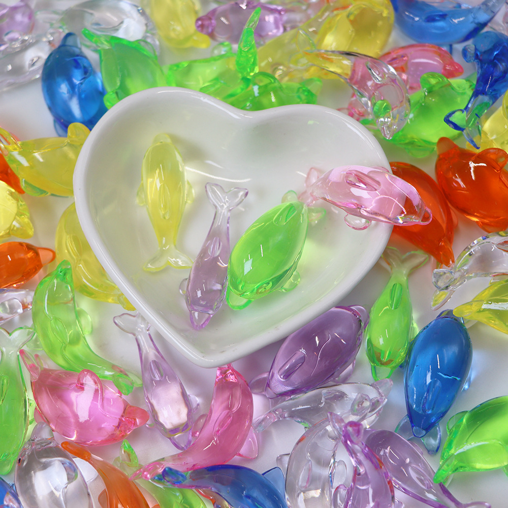 20PCS Acrylic Dolphin Miniatur - Aquarium Fish Dolphin บทวิจารณ์และราคา
