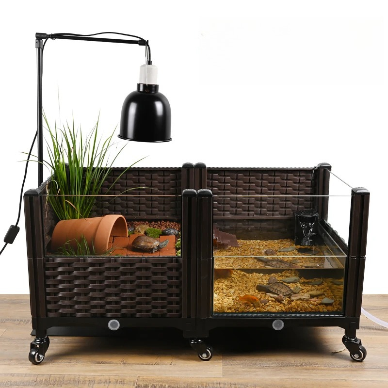 Eco Turtle Tank with Basking P - Aquarium Fish Yellow บทวิจารณ์และราคา