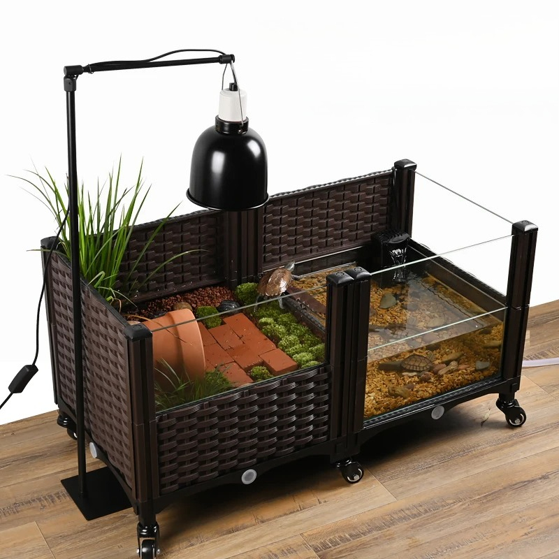 Eco Turtle Tank with Basking P - Aquarium Fish Yellow บทวิจารณ์และราคา