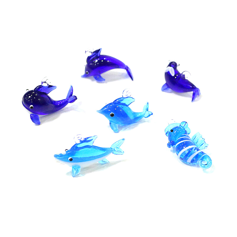 6pcs Aquarium Decor Cute Marin - Aquarium Fish Dolphin บทวิจารณ์และราคา
