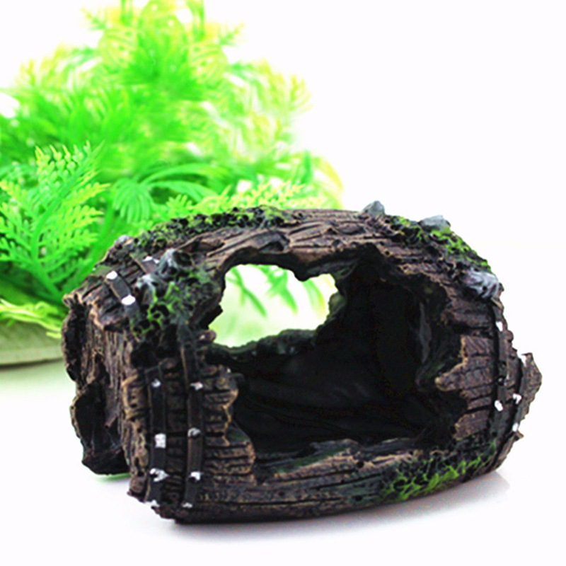 Aquarium Artificial Barrel Cav - Aquarium Fish Cartoon บทวิจารณ์และราคา