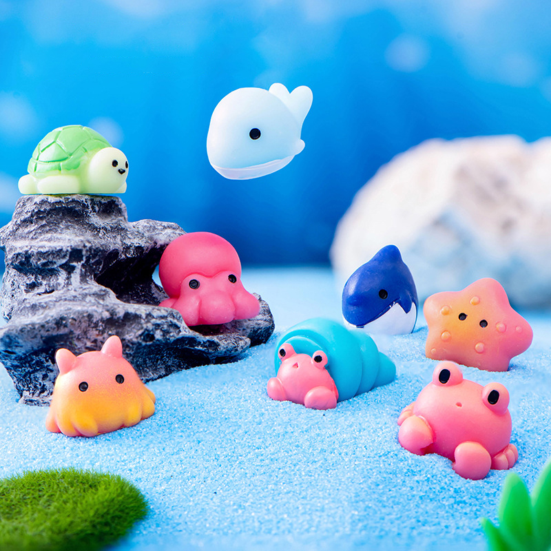 1PC Creative Resin Ocean Anima - Aquarium Fish Dolphin บทวิจารณ์และราคา