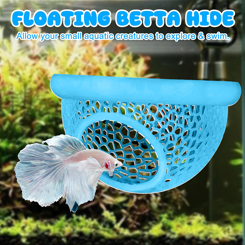 Ring FLoatinG Betta Hide Shrim - Aquarium Fish Hide บทวิจารณ์และราคา