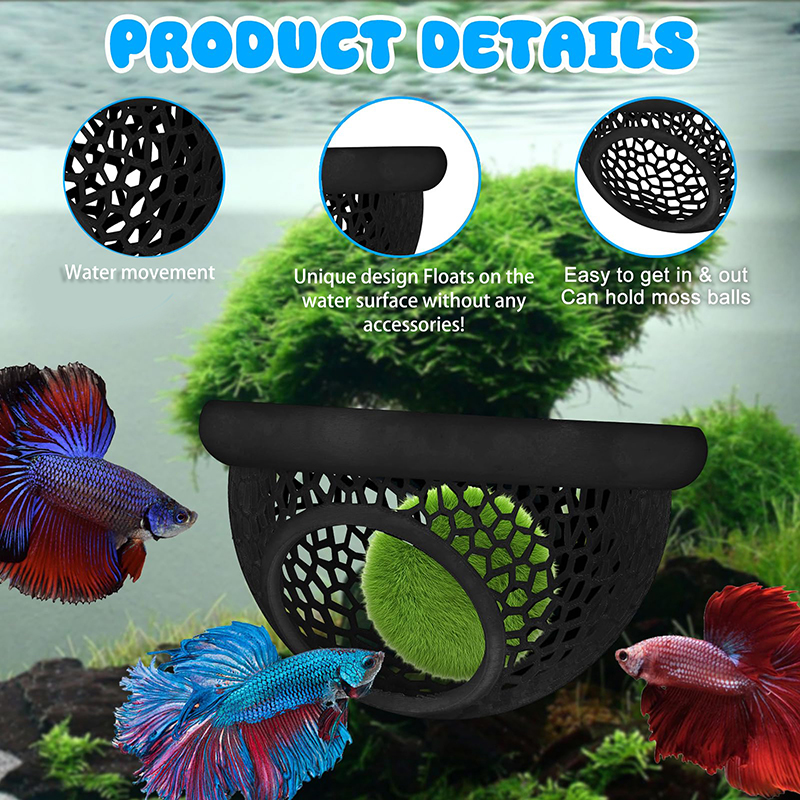 Ring FLoatinG Betta Hide Shrim - Aquarium Fish Hide บทวิจารณ์และราคา