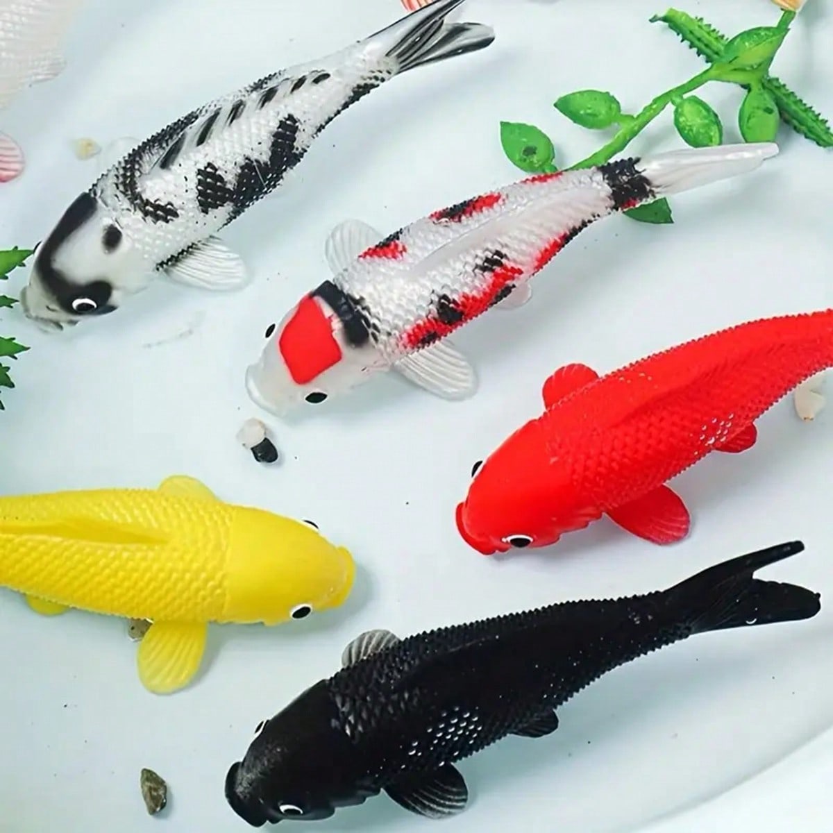 2pcs Colorful Artificial Koi F - Aquarium Fish Yellow บทวิจารณ์และราคา