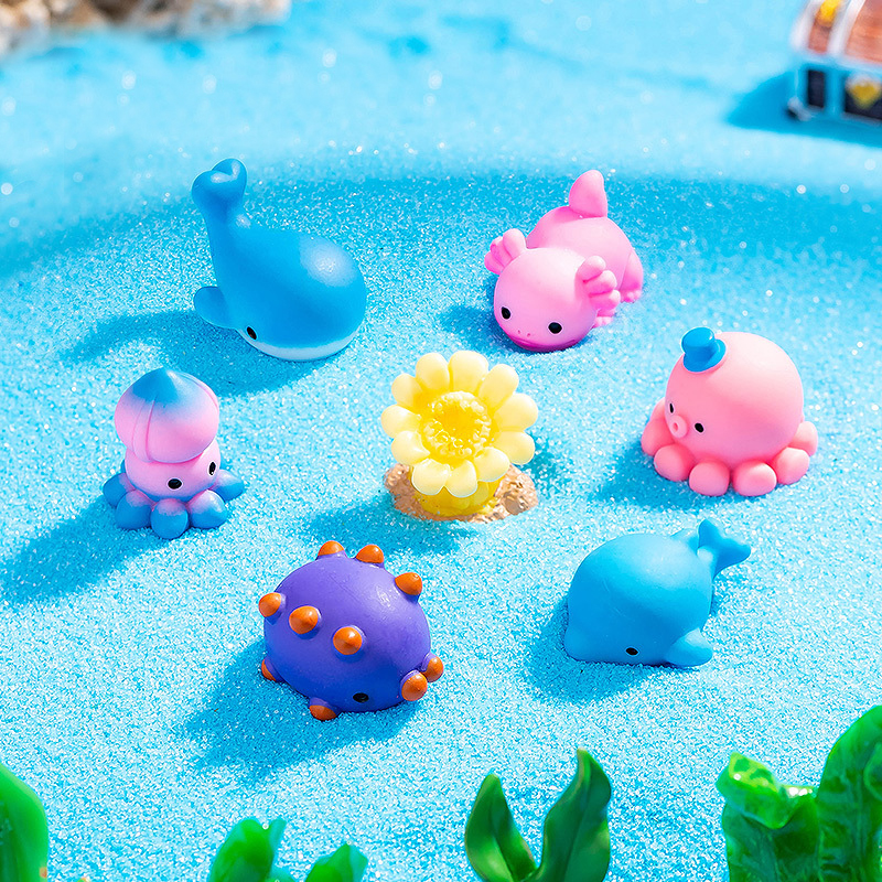 Mini Marine Animals Figurine C - Aquarium Fish Dolphin บทวิจารณ์และราคา