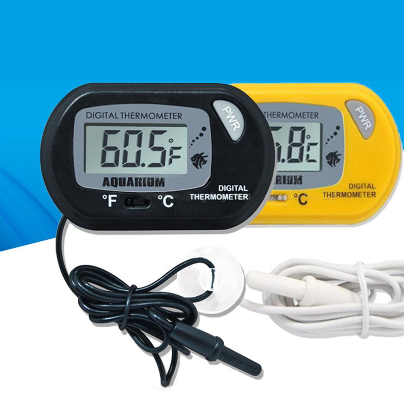 1PC 58*37mm Fish Tank Digital  - Aquarium Fish Yellow บทวิจารณ์และราคา