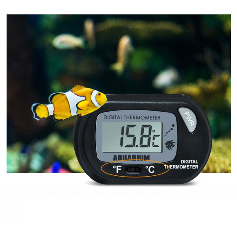 1PC 58*37mm Fish Tank Digital  - Aquarium Fish Yellow บทวิจารณ์และราคา