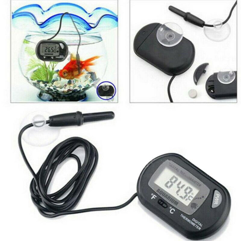 1PC 58*37mm Fish Tank Digital  - Aquarium Fish Yellow บทวิจารณ์และราคา