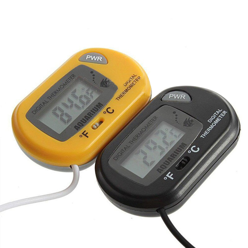 1PC 58*37mm Fish Tank Digital  - Aquarium Fish Yellow บทวิจารณ์และราคา