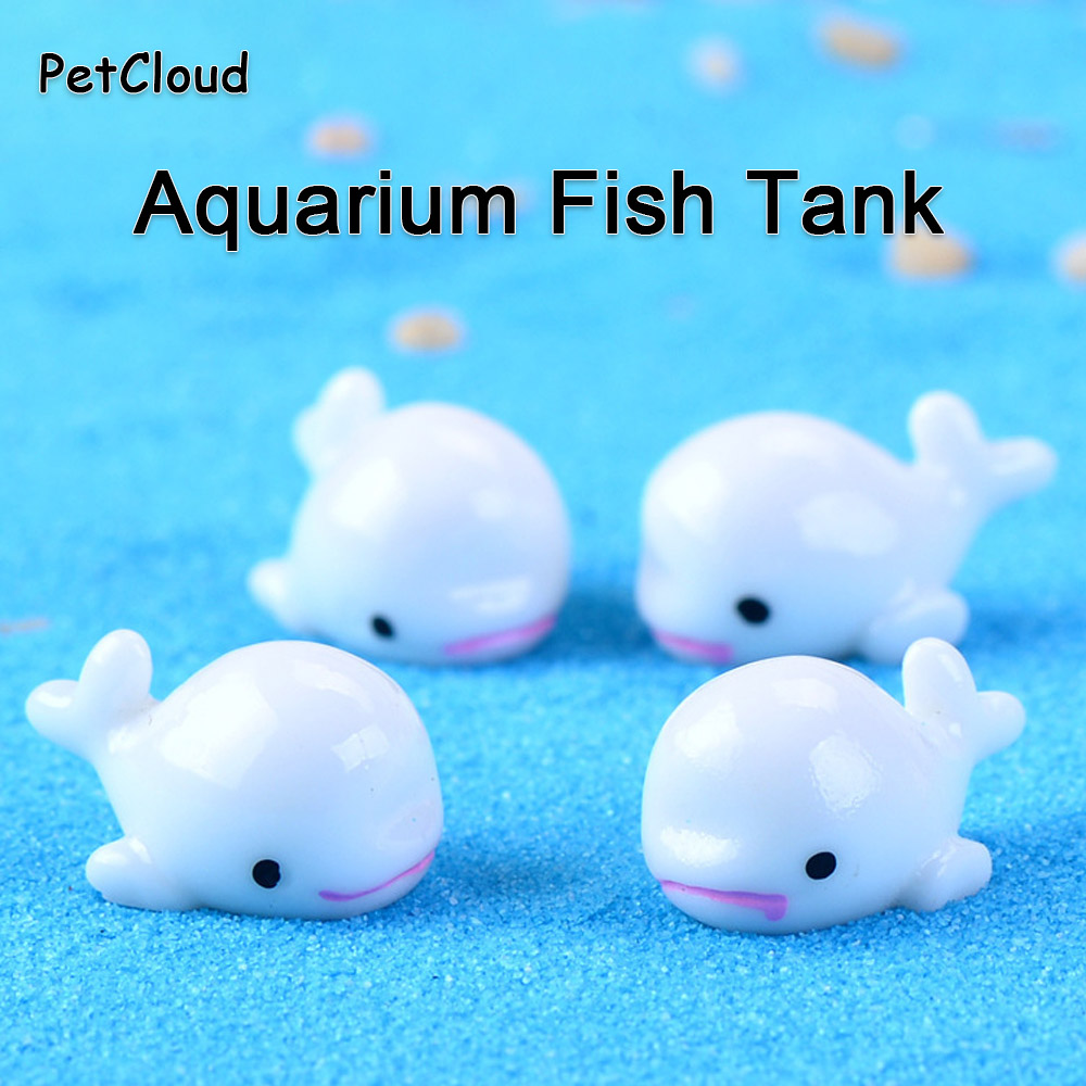 5pcs Fish Tank Ornament Ducks  - Aquarium Fish Dolphin บทวิจารณ์และราคา