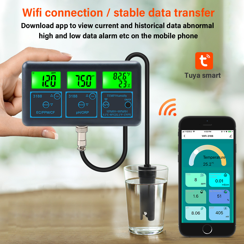 Yieryi WiFi Tuya Smart Monitor - Aquarium Fish In Online บทวิจารณ์และราคา