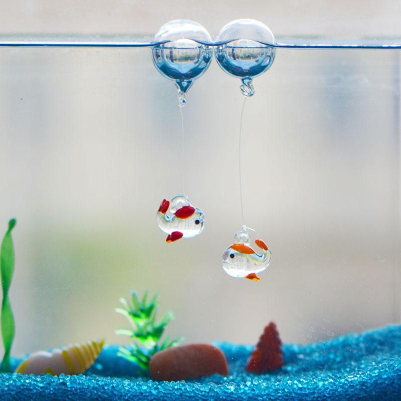 5PCS Glass Luminous Whale Floa - Aquarium Fish Ball บทวิจารณ์และราคา