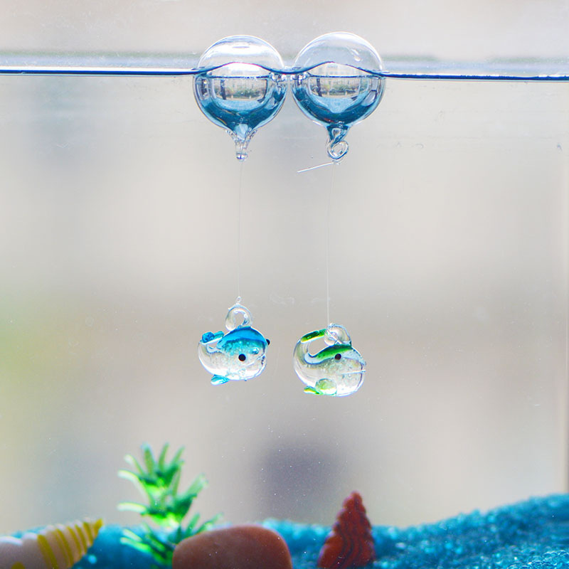 5PCS Glass Luminous Whale Floa - Aquarium Fish Ball บทวิจารณ์และราคา