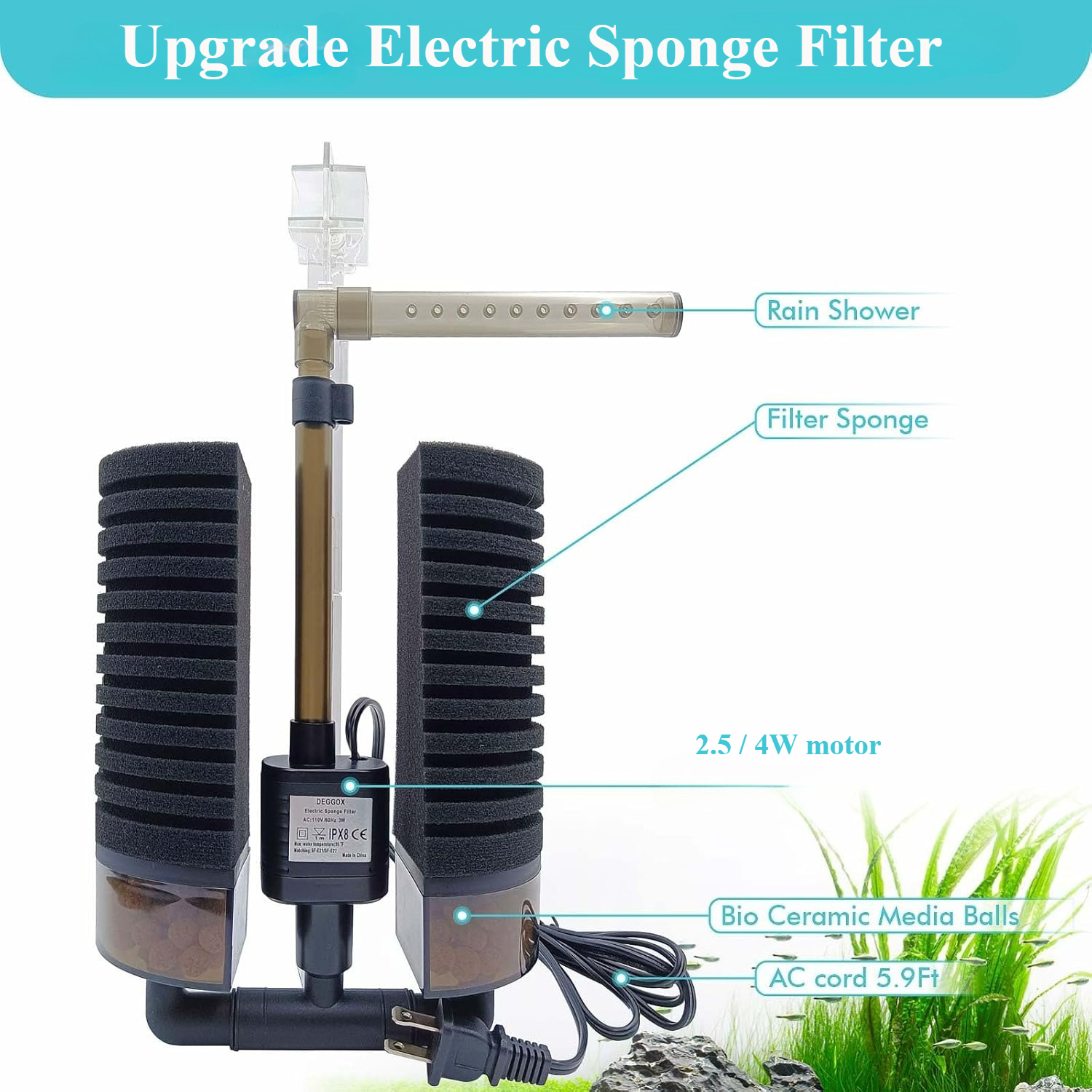 3-IN-1 Clip on Electric Power  - Aquarium Fish Ball บทวิจารณ์และราคา