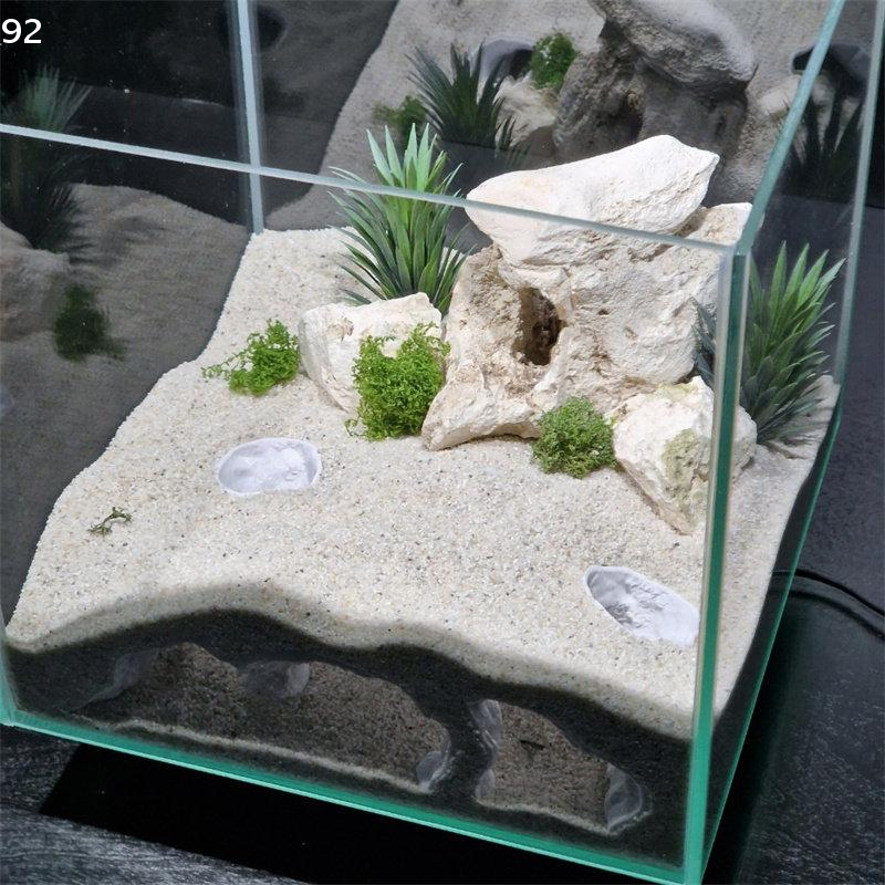 3D Printed Natural Curve Cave: - Aquarium Fish Hide บทวิจารณ์และราคา