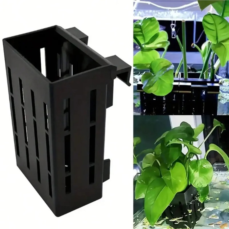 Aquarium Plant Holder Black Pl - Aquarium Fish Black บทวิจารณ์และราคา