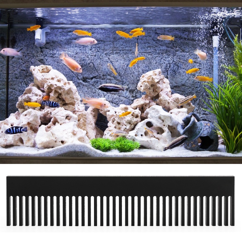 Acrylic Acrylic Flow Weir Comb - Aquarium Fish Black บทวิจารณ์และราคา